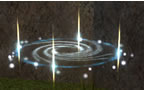 Divine Favor Casting SymbolThis symbol usually appears above the caster while casting a Divine Favor spell. (For details see: Skill animation)