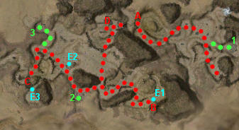 Elona's Reach Mission map
