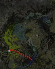 The route to the bridge
