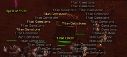 The grand prize of a 4 area run... 4 Titan Gemstones for every party member.
