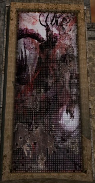 Mural of Abaddon in Gandara, the Moon Fortress