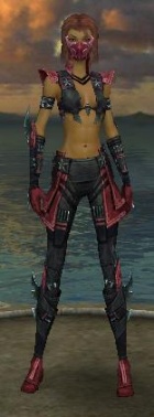 A female Assassin in Luxon Armor