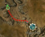 secret door near Resurrection Shrine of Melandru