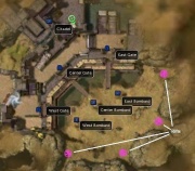 Dzagonur Bastion mission map (zoomed to show detail)